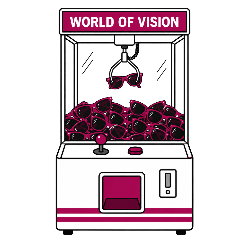 Μηχάνημα με γυαλιά World of Vision